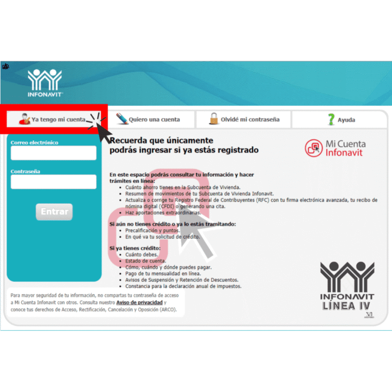 Cómo Acceder y Usar Mi Cuenta Infonavit en la App Oficial 5 Cómo Acceder y Usar Mi Cuenta Infonavit en la App Oficial