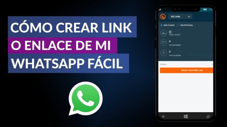 Cómo Crear Un Link Para WhatsApp Y Compartirlo Fácilmente 1 Cómo Crear Un Link Para WhatsApp Y Compartirlo Fácilmente