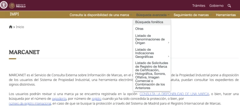 como puedo verificar si mi marca esta registrada en el impi