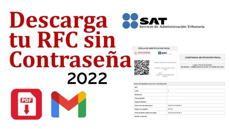Cómo sacar una constancia de RFC sin contraseña fácilmente