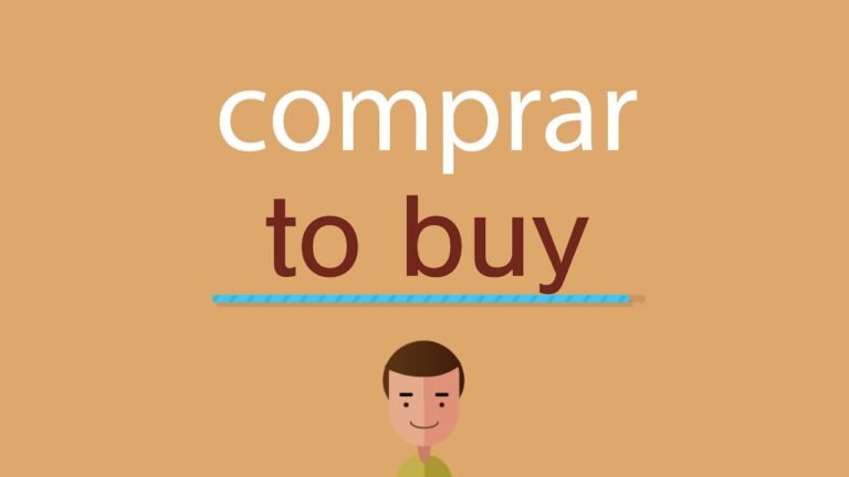 como se escribe y pronuncia correctamente comprar en ingles