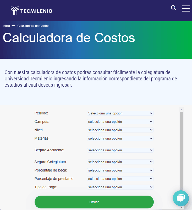cual es el costo de la maestria en tec milenio y sus opciones de pago