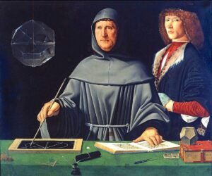cuales fueron las carreras y aportes de fray luca pacioli