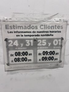 cuales son los horarios y servicios de bodega aurrera en cd labor