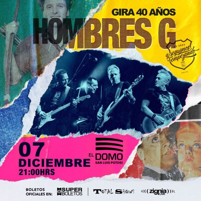 Cuándo y dónde tocarán Hombres G en San Luis Potosí