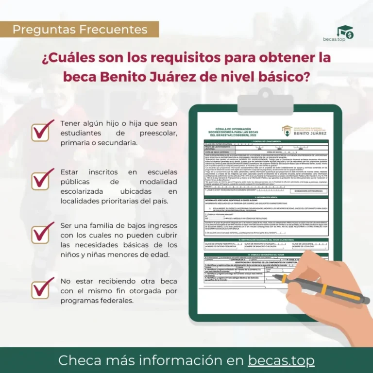 Qué Requisitos Debo Cumplir Para Obtener Las Becas Benito Juárez
