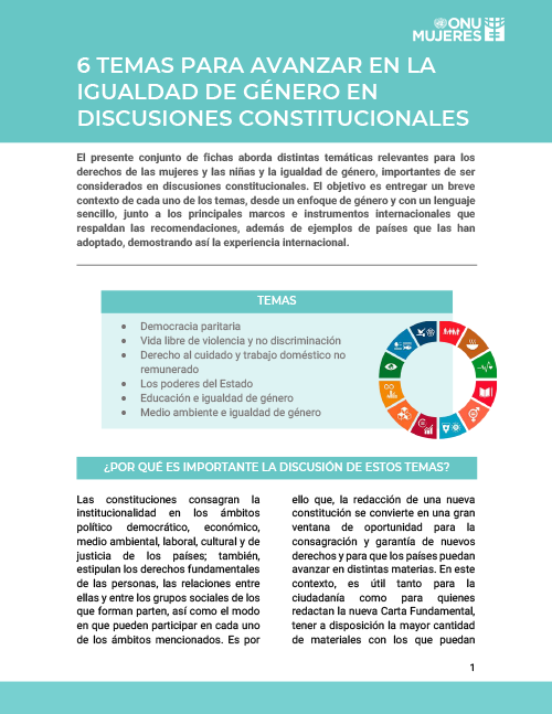 que temas se abordan en un curso de igualdad de genero